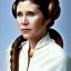 Placeholder:  timeless style carrie fisher as princess leia, photo realistic