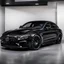 Placeholder: Car Mercedes Benz AMG GT63s, black color, It has four side doors