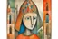 Placeholder: hand painted aquatint book drawing of a hauntingly grandiose girl in the mix style of Paul Klee Remedios Varo Dušan Marek Gabriel Pacheco