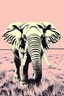 Placeholder: elephant in the style of warhol