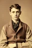 Placeholder: portrait of early 1900 eastern european upper middle class young man