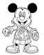 Placeholder: outline art for king Mickey Mouse coloring page, Japanese manga style, cartoon style, cute face, white background sketch style, full body is a must, only use outline, clean line art, no shadow, bold outline