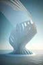 Placeholder: pabellon hecho del concepto de la olas arquitectura
