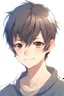 Placeholder: boy anime with best short hair