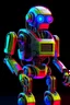 Placeholder: robot , neon, techno