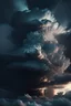 Placeholder: storm cloud, 4 k, trending art, depth of field, high detail, high contrast