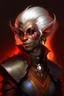 Placeholder: silver haired tiefling