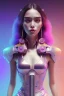 Placeholder: sexy, beautiful, young woman, detailed gorgeous face, vaporwave aesthetic, synthwave, colorful, psychedelic, artstation, concept art, smooth, extremely sharp detail, finely tuned detail, ultra high definition, 8 k, unreal engine 5, ultra sharp focus, illustration, art by artgerm mary dimova, jim lee, greg rutkowski and alphonse mucha