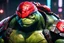 Placeholder: Angry Rafael in 8k live anime artstyle, Turtles, red custom, TMNT them , dynamic pose, intricate details, highly detailed, high details, detailed portrait, masterpiece,ultra detailed, ultra quality