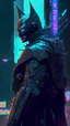 Placeholder: cyberpunk inspired batman