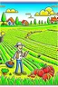 Placeholder: hand painted smart farming cartoon poster