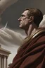 Placeholder: Julius Ceasar looking at a tornado.