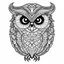 Placeholder: owl, realistic, coloring page, Animal, mandala, only draw lines, coloring book, clean line art, wildlife-inspired, kid style, –no sketch, color, –ar 3:4, white background, minimalistic black lines, 8k, minimal black color, low level black colors, coloring page, use pure black and white colors, avoid thick black colors, thin black line art, avoid colors, perfect shape, perfect clear lines, clear edges, fill total edges, exact perfect edges, not use black colors, dont use black colors