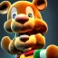 Placeholder: bamse, detailed 3d render