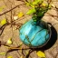 Placeholder: artistic photo of a tiny cracked ceramic vase repaired with gold, kintsugi, garden setting, beautiful landscape photography, beautiful, vines and leaves, delicate, cinematic, high detail, beautiful composition, delicate arrangement, aesthetic, soft lighting, award winning photography, tender