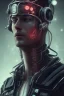 Placeholder: cyberpunk, head, men, portrai