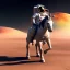 Placeholder: Riding horse astronaut mars unreal engine 5, octan render