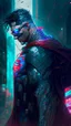 Placeholder: cyberpunk inspired superman