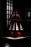 Placeholder: gaming table lamp inspired by palace, modern design,