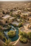 Placeholder: Photo Of A Oasis Village With Hanging Gardens, Siwa Oasis Details, El B Details, Immaculate, Epic, Greatness, Highly Detailed 8k, Intricate, Nikon D