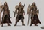 Placeholder: create character design model sheet representations often showcased intricate details and ornate designs. The armor and weapons they wore were adorned with elaborate engravings, gems, and motifs inspired by nature, animals, or mythological symbols mythology and epic tales.