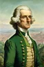 Placeholder: thomas jefferson wearing green overlooking mexico from behind