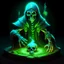 Placeholder: Lich carving magic glowing rune