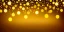 Placeholder: Festive abstract bokeh background - golden bokeh lights, beige - New Year, Anniversary, Wedding, banner