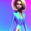 Placeholder: blonde woman, purpurin, minimal latex dress, oversize velvet coat, gradient color, BLUE, PINK, CYAN, neon, insanely detailed, 16k resolution, perfect eyes, cinematic smooth, intricate detail