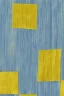 Placeholder: image woven from blue silk and yellow velvet strips