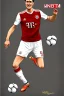 Placeholder: Robert Lewandowski Polish soccer player cartoon 2d