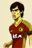 Placeholder: Kaka Brazilian football player cartoon 2d