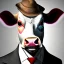 Placeholder: A cow wearing a suit and tie