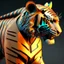 Placeholder: cyber tiger in 3d