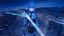 Placeholder: Clear Focus, High resolution, Beautiful girl standing backwards to a Cyberpunk skyline, comic style