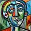 Placeholder: picasso style portret of picasso