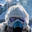 Placeholder: Yeti in an elastomeric respirator, Kananaskis Country