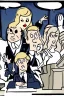 Placeholder: Taylor Swift as president of the US cartoony animation