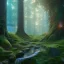 Placeholder: evening,light rays, glowing stone pillar in magical forest, spray painting, foliage frame, fantasy art , movie poster, Realistic photography, incredibly detailed, ultra high resolution, 8k, complex 3d render, cinema 4d, color corrected