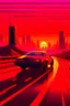 Placeholder: A cinematic photo of Sunset Drive, bathed in warm, neon-lit hues, evoking the nostalgia of Retrowave and 8Bit eras, with bold, geometric shapes and vibrant, electric colors, set against a backdrop of a fiery, synth-heavy sunset, with sleek, futuristic cars speeding by, leaving trails of light, amidst a futuristic cityscape, infused with a sense of retro-futurism, and a hint of digital glitch, with bold, contrasting highlights and deep, rich shadows, capturing the essence of Synthwave's retro-uto