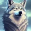 Placeholder: wolf made of glass