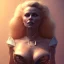 Placeholder: Pamela Anderson as evil queen in black leather, leather, busty, cleavage, angry, stern look. character design by cory loftis, fenghua zhong, ryohei hase, ismail inceoglu and ruan jia. unreal engine 5, artistic lighting, highly detailed, photorealistic, fantasy