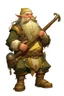 Placeholder: teenage fair-haired nomadic bard mountain dwarf with flute dnd