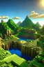 Placeholder: Minecraft Animated landscape