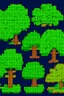 Placeholder: Top-Down Trees Pixel Art