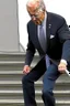 Placeholder: biden stumbling down the steps to air force one dressed as dumbledore from Harry Potter