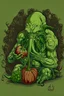 Placeholder: cthulhu eating an apple.