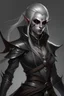 Placeholder: Female dark Gothic high elf rogue