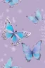 Placeholder: Light purple and light blue butterflies in the winter
