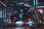 Placeholder: Cyber Machine in 4k realistic cg artstyle, ninja them, neon details, full body, apocalypse, intricate details, highly detailed, high details, detailed portrait, masterpiece,ultra detailed,best quality